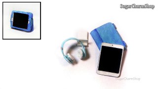 Polymer Clay Tablet/ipad Inspired Tutorial + Dock, Case & Headphones