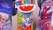 [OEUF] Chasse aux oeufs de Pâques Kinder, Frozen et Spiderman - Unboxing easter eggs