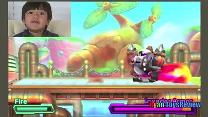 Oeuf pour géant ouverture planète Kirby robobot nintendo 3ds surprise ryan toysreview
