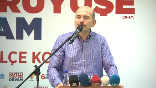 Trabzon İçişleri Bakanı Süleyman Soylu AK Parti Maçka 6. Olağan İlçe Kongresi Katıldı. 1
