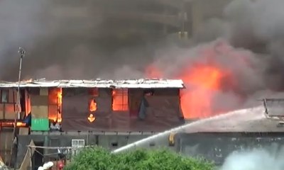 Korsleting, Sekitar 300 Gubuk di Pademangan Terbakar