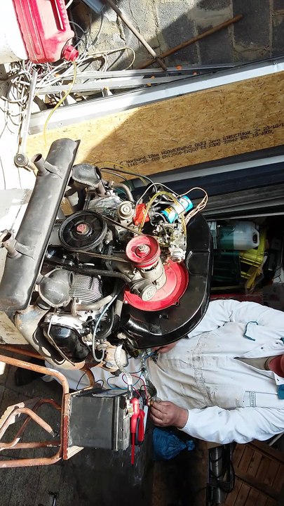 1er mise en route moteur restauré vw 1200