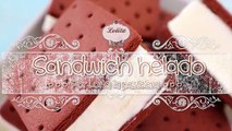 Receta de helado sandwich de nata y chocolate | Helado sandwich cremoso fácil