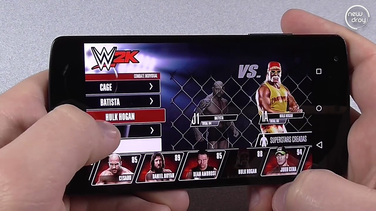 WWE 2K new / Descarga directa APK + DATOS sin publicidad / Android en Español