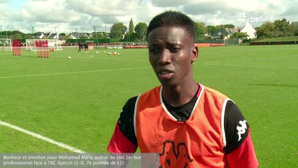 FC Lorient. Bonheur et émotion pour Mohamed Mara