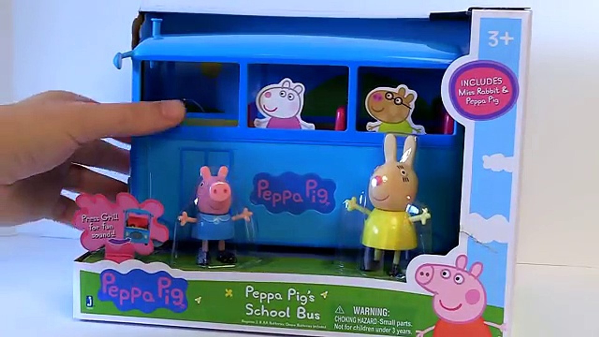 peppa pig school and bus playset