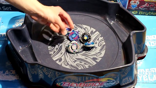 Beyblade 5 Way Pegasus Battle! Samurai vs Cosmic vs Galaxy vs Storm vs Pegasus!