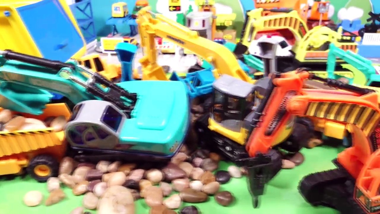 はたらくくるま 工事車両大集合 工事現場 重機 ショベルカー ブルドーザー ダンプカー ユンボ おもちゃ アニメ 幼児 子供向け動画 乗り物 のりもの Tomica Toy Kids Vehicle Video Dailymotion