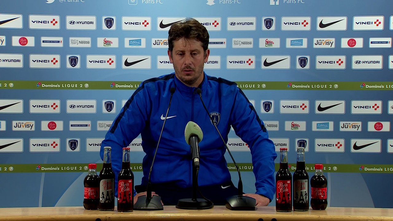 Conférence de presse Paris FC - Tours FC (2-0) : Fabien MERCADAL (PFC) - Gilbert ZOONEKYND - 2017/2018