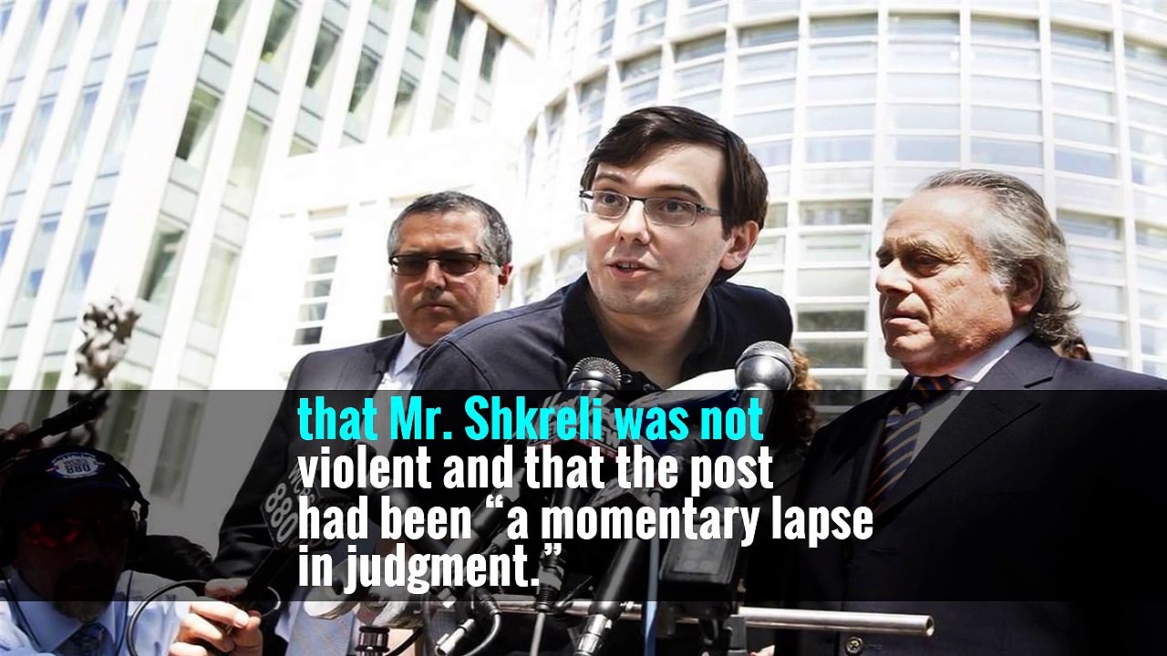 Martin Shkreli Is Jailed for Seeking a Hair From Hillary Clinton