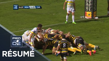 PRO D2 - Résumé Mont de Marsan-Carcassonne: 39-23 - J5 - Saison 2017/2018