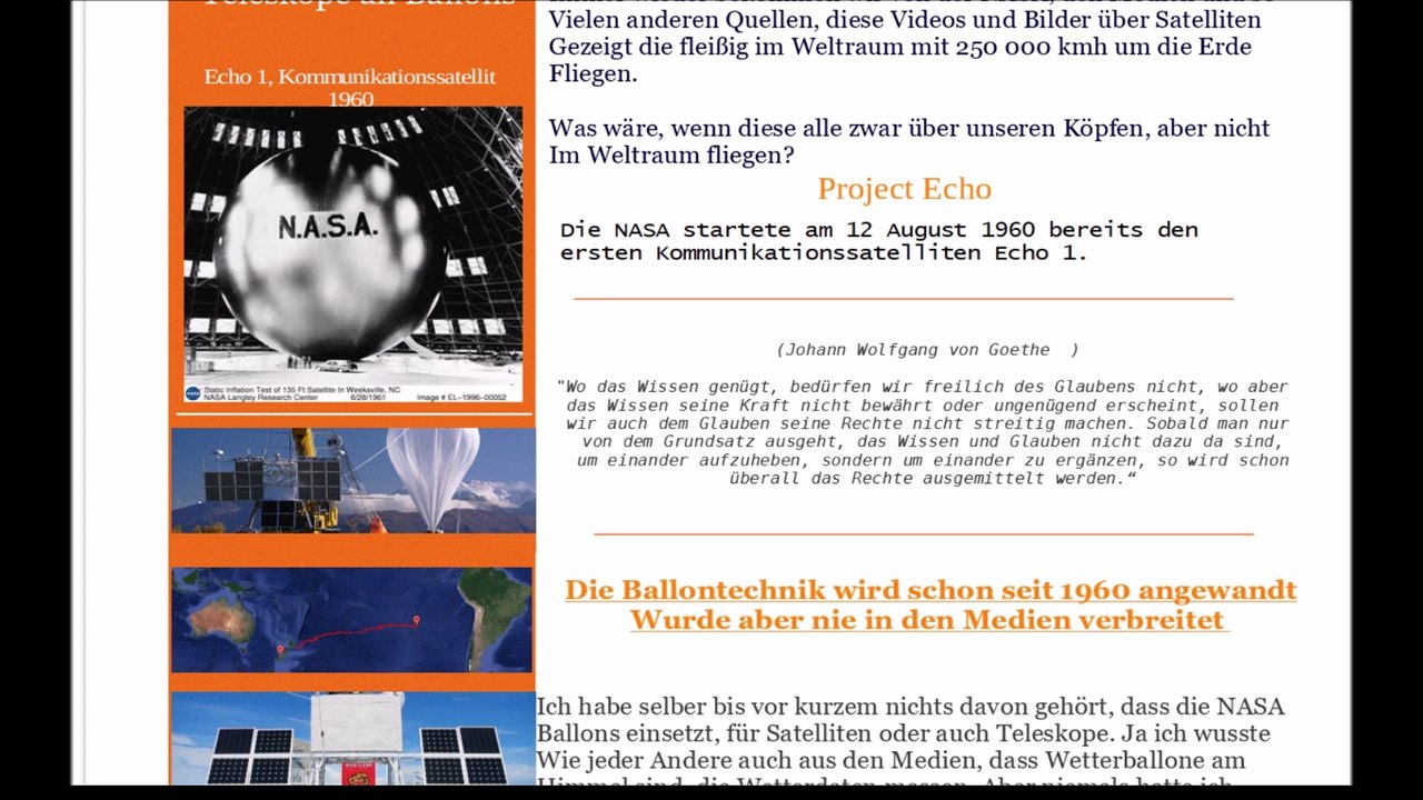 Nasa keine Satelliten im All?