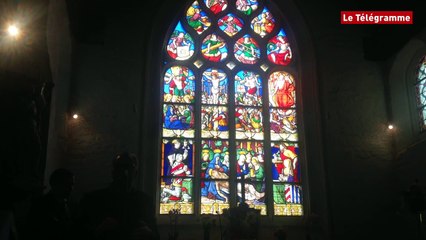 Kergloff (29).Patrimoine : le vitrail de Saint-Trémeur inauguré