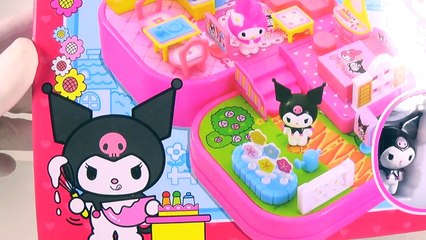 My Melody My Home Playset - Sanrio Mini Dollhouse - Toy Unboxing and Play