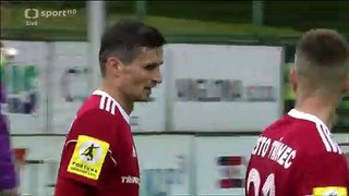 1-1 Matej Ižvolt Goal Czech Rep. Druha Liga - 16.09.2017 Fotbal Trinec 1-1 Opava