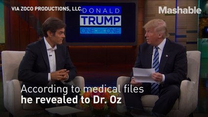 Dr. Oz just told Donald Trump he’s overweight