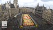 Brussels uses 600,000 flowers to build stunning carpet bed of flowers