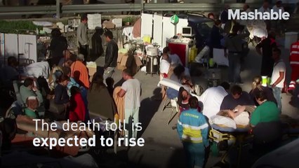 A powerful earthquake has killed dozens of people in central Italy