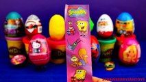 Spongebob Play Doh Moshi Monsters Kinder Surprise Barbie Surprise Eggs StrawberryJamToys