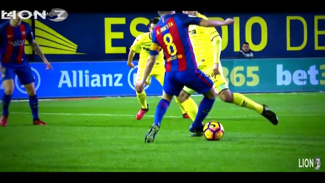 Andres Iniesta 2017 Dribbling Skills-Passes & Assists HD