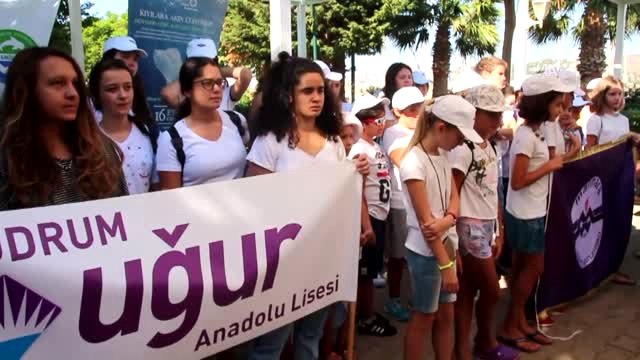 Bodrum'da Kıyı Temizliği