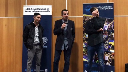 C.MAZEL et M.ROBIN après Créteil/Caen 28-29