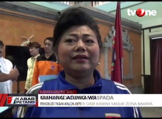 Gunung Agung Status Waspada