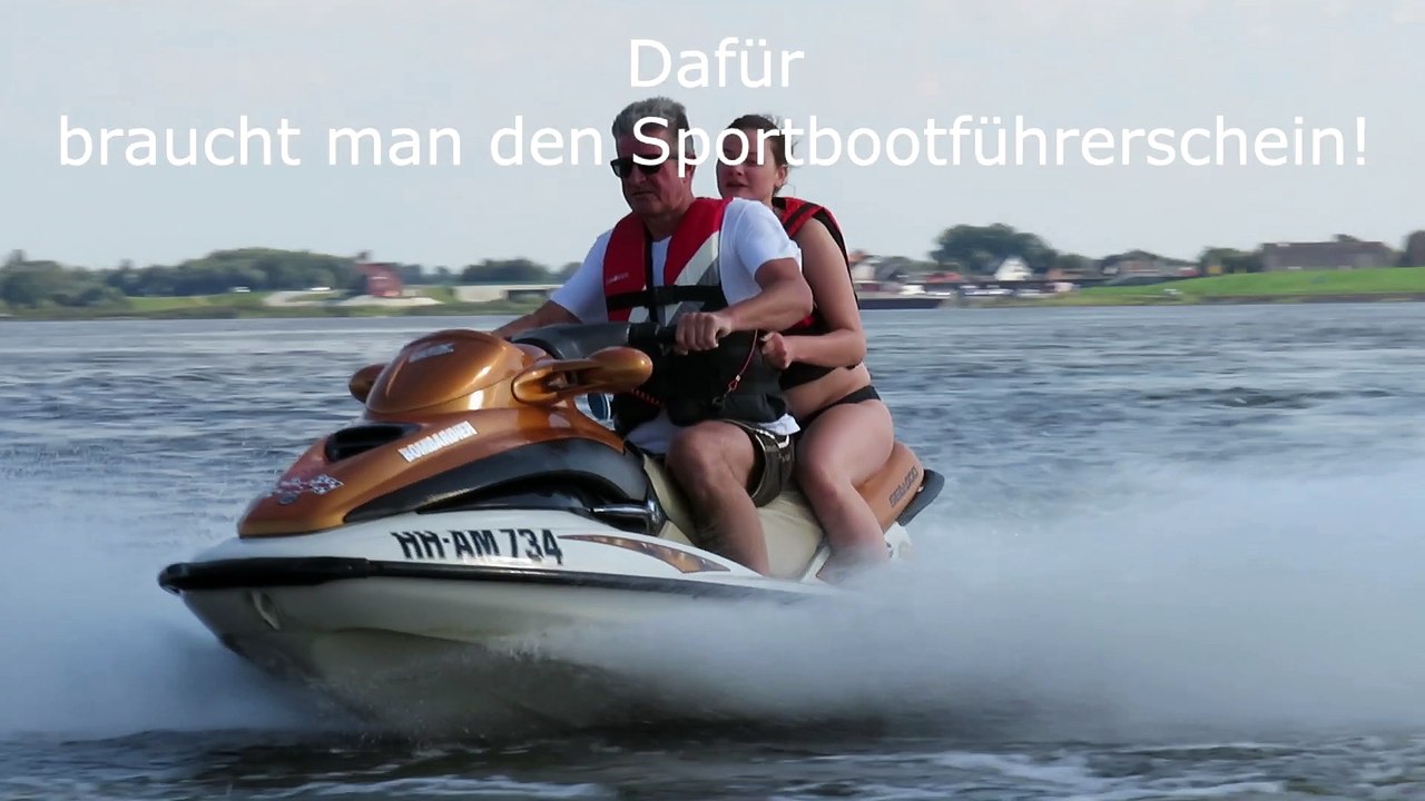 Jet-Ski Spaß auf der Elbe