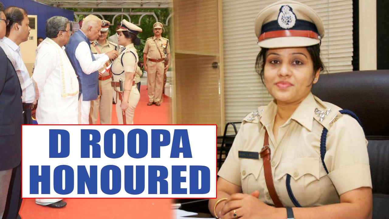 IPS officer D Roopa awarded President's medal for meritorious services | Oneindia News
