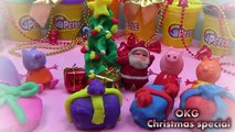 Play Doh Decorating Christmas Tree and Opening XMas Gifts 2017