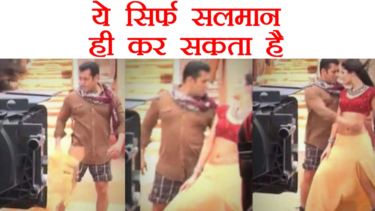 Salman Khan SHOT Ek Tha Tiger Mashallah song in SHORTS with Katrina Kaif | FilmiBeat