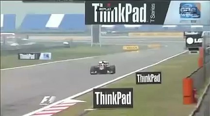 F1 2010 Chinese GP - Sebastien Buemi Crash