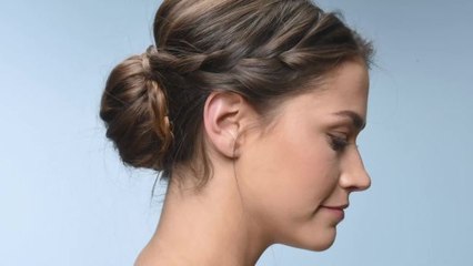 Criss-Cross Braided Bun Tutorial
