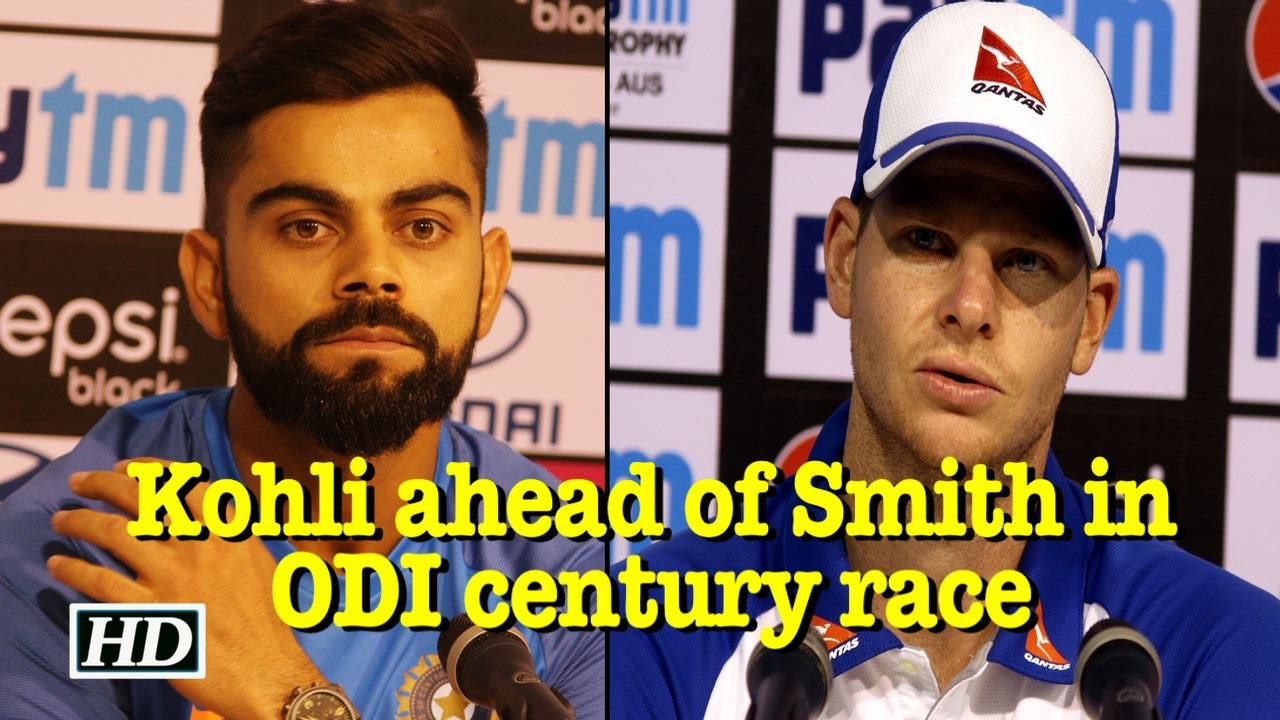 Smith brushed aside Kohli, ahead in ODI century race