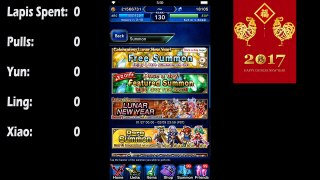 [FFBE] 140+ Pulls for Yun, Ling, Xiao - Lunar Chinese New Year Banner Summon