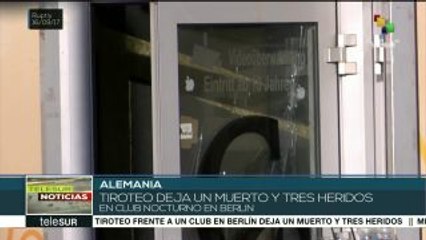 Alemania: tiroteo deja un muerto y tres heridos en Berlín