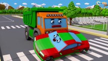 NEW Color Cars & Trucks w 3D Animation Car Cartoon for kids and for babies! Cars & Trucks Stories