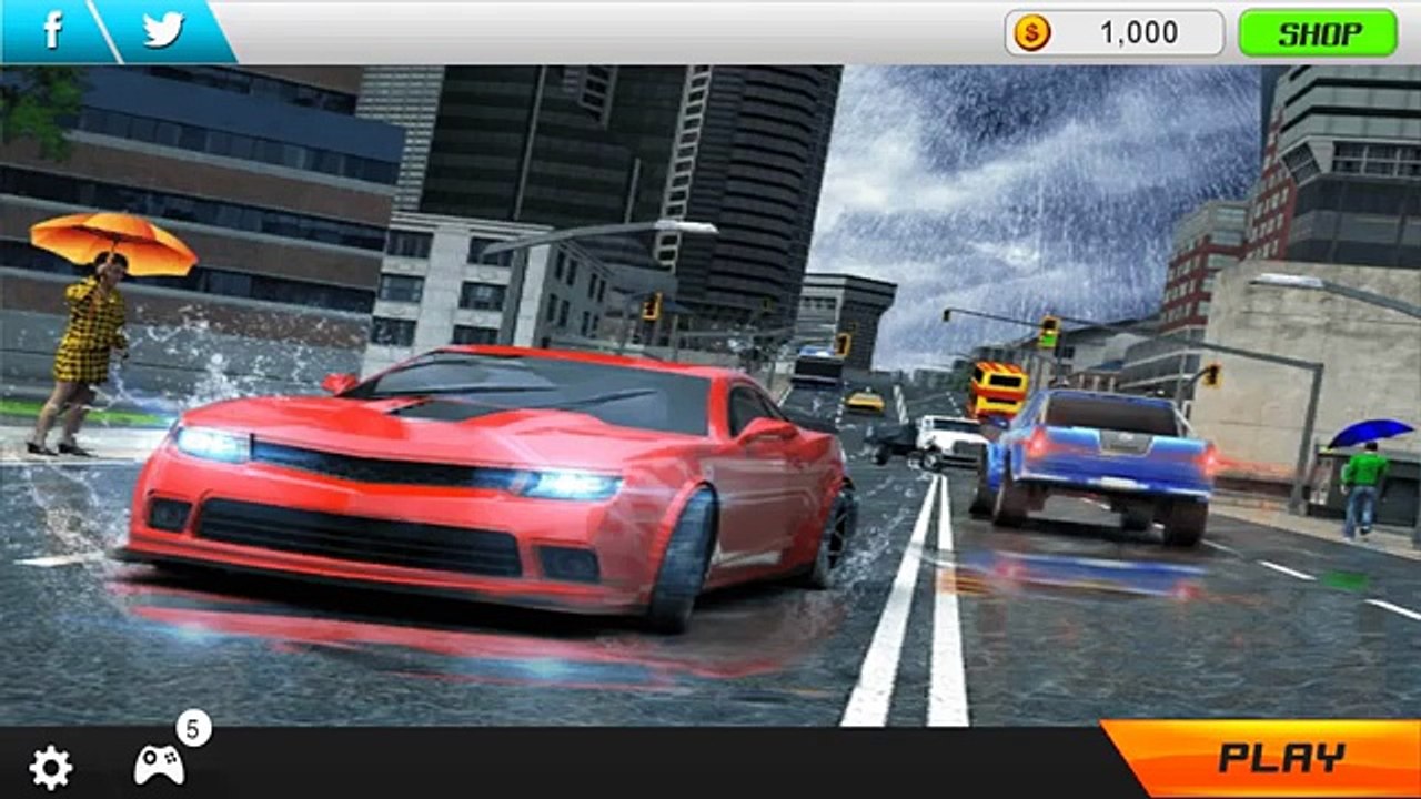 Androide coche Ciudad en coche jugabilidad 3D Real