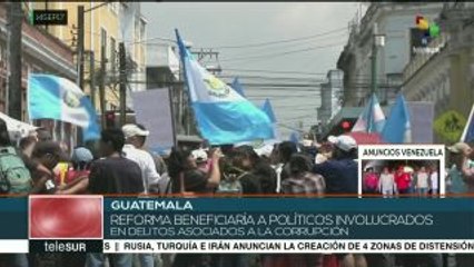 Guatemala: reforma a Código Penal absolvería al pdte. Jimmy Morales