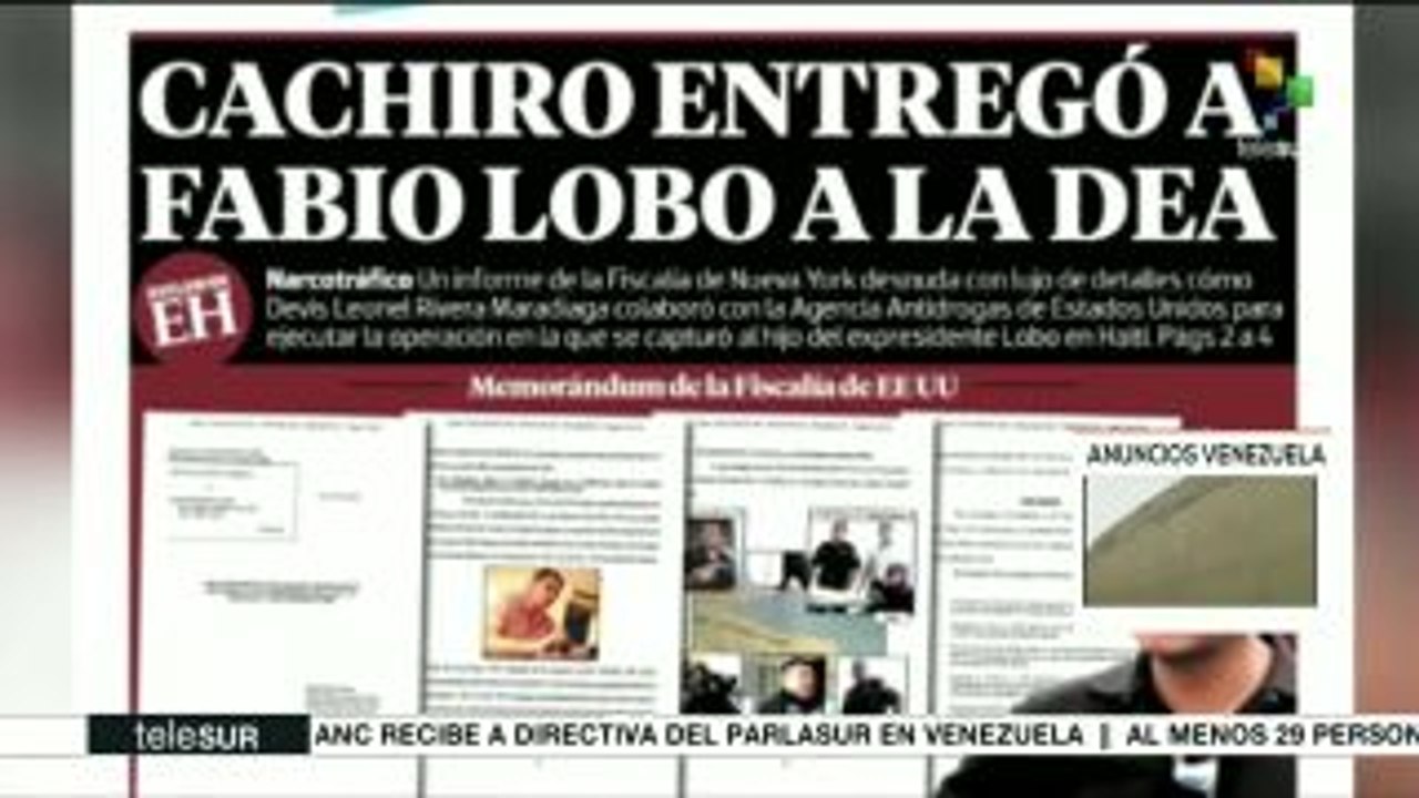 EEUU acusa a expdte. hondureño de vínculos con crimen organizado
