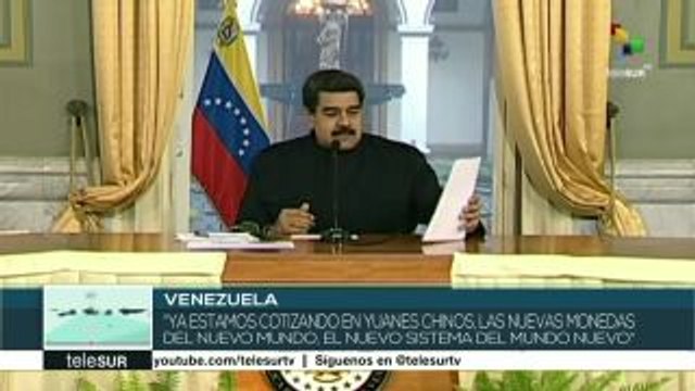 Maduro: Ya estamos cotizando en yuanes chinos
