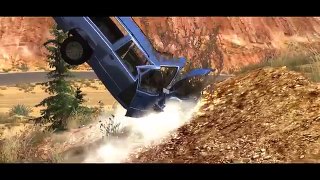 Et voiture mortel conduire échouer grandiose haute saut Vitesse Compilation de crash canyon 2 beamng