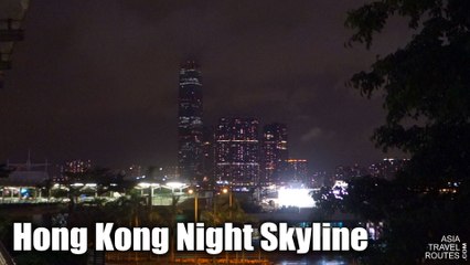 Hong Kong Night Skyline