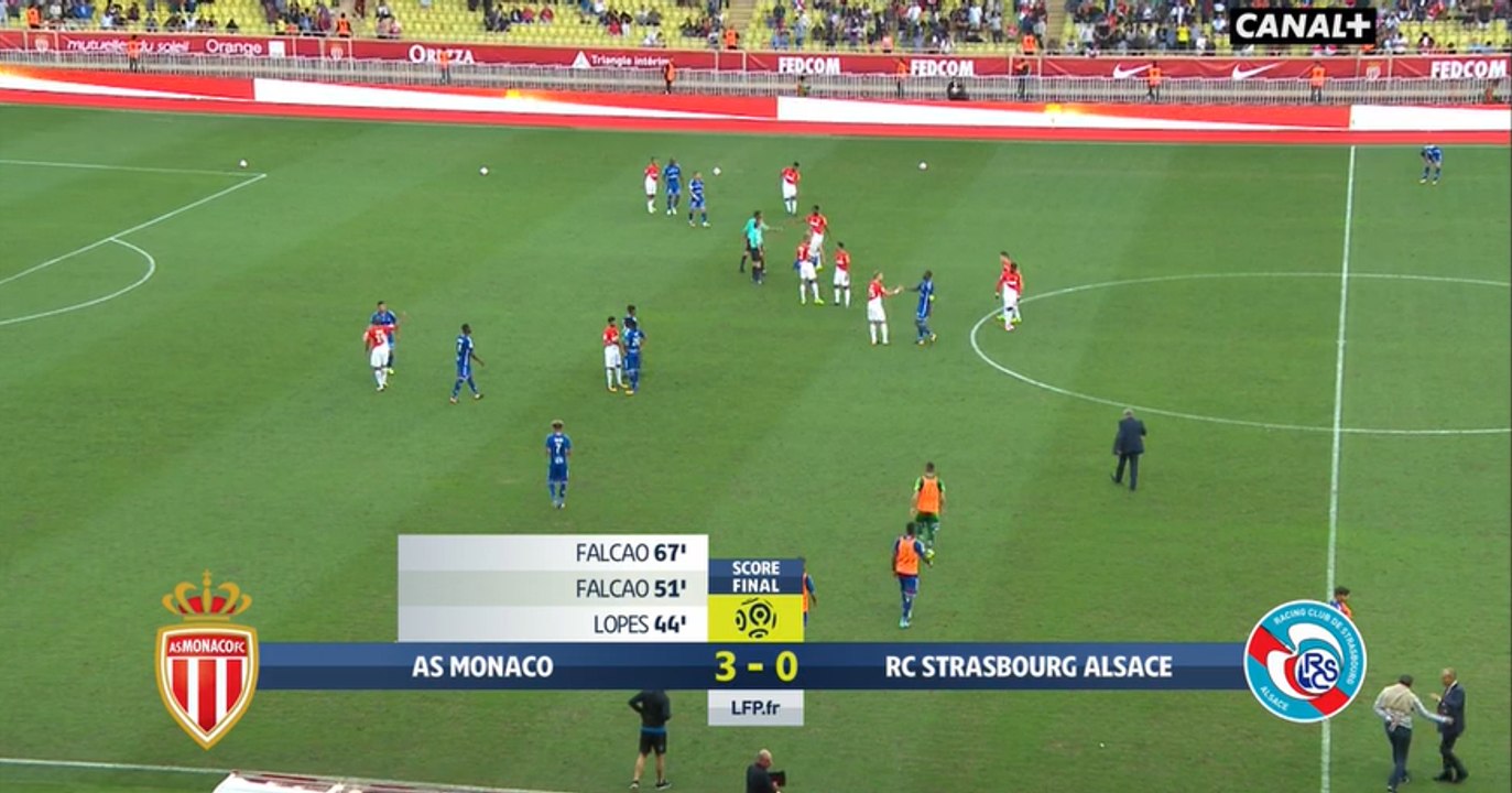 Monaco vs Strasbourg 3-0