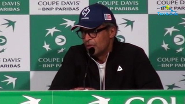 Coupe Davis - FRA-SRB - Yannick Noah : C'est cette année ou jamais pour le titre en Coupe Davis