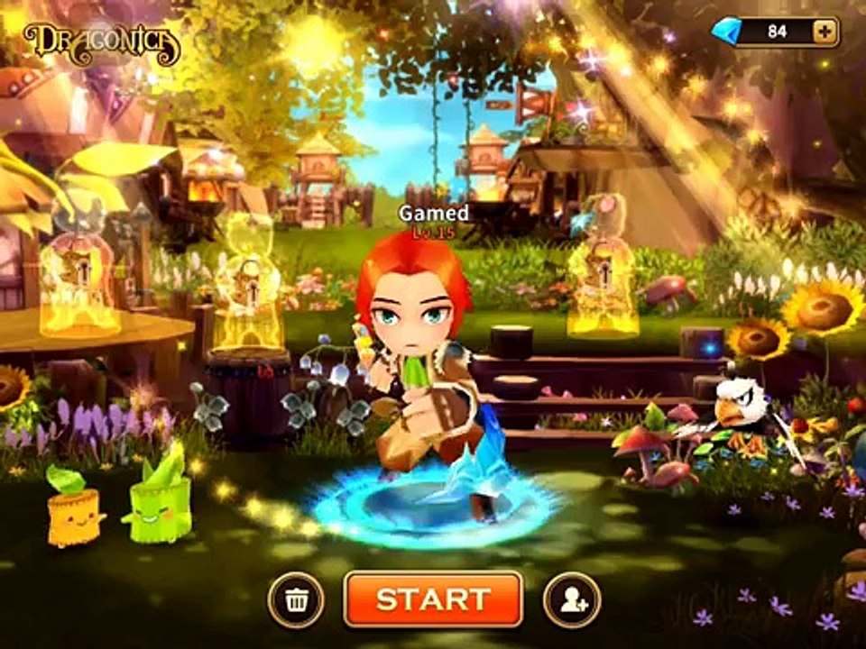 Androide jugabilidad móvil Dragonica ios