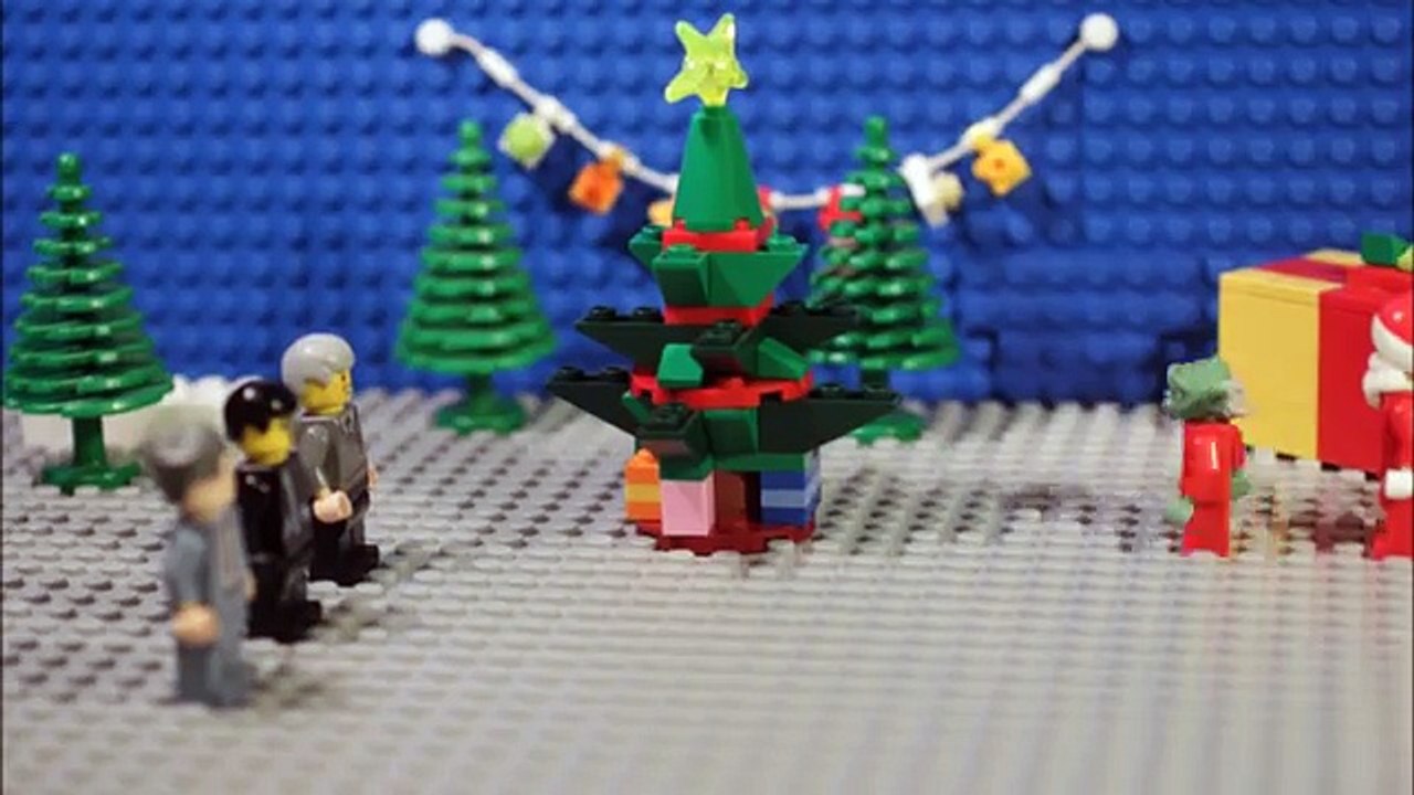 Dessin animé zombi clin doeil zombies gel grand-père Lego lego Père Noël