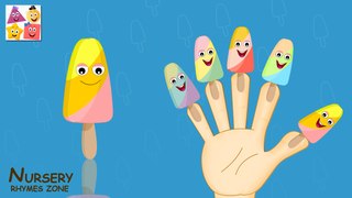 Ice Cream Stick Finger Family | #icecream finger family song | Nursery Rhymes Zone