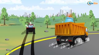 Super Tractor - Un accidente - Carritos para niños - Pequeño Carros Para Niños