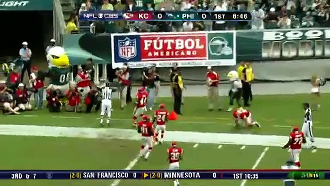 Week 2 - Chiefs vs. Eagles highlights - Michael Vick makes his debut in the Eagles 34-14 victory the Chiefs